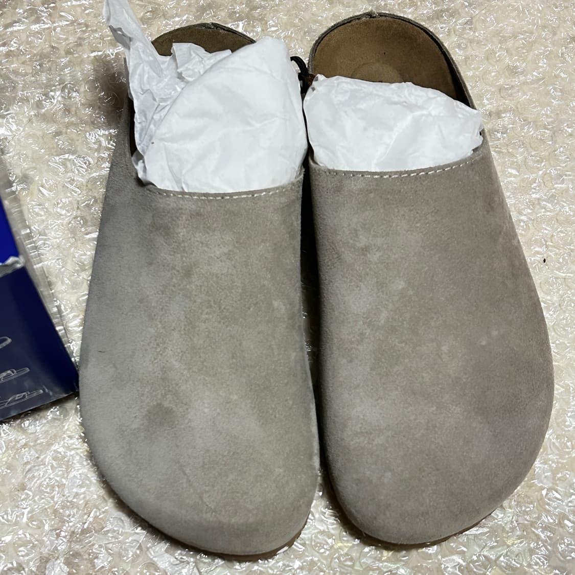 자라홈 미니멀 레더 클로그 - 그레이 38(245) 상품이미지2