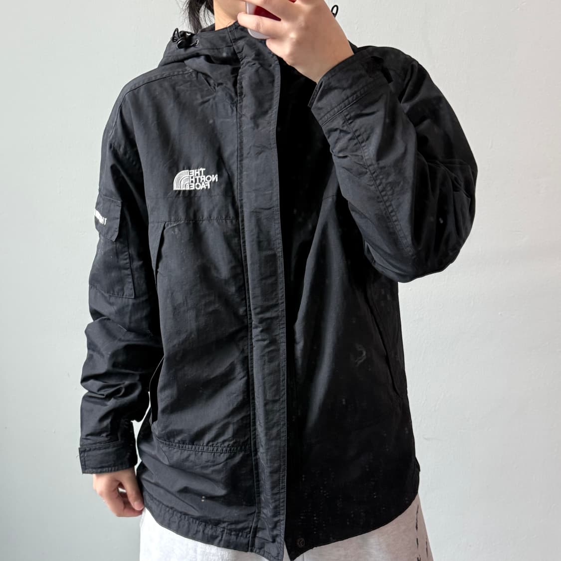 [S] 노스페이스 블랙 바람막이 자켓 상품이미지2