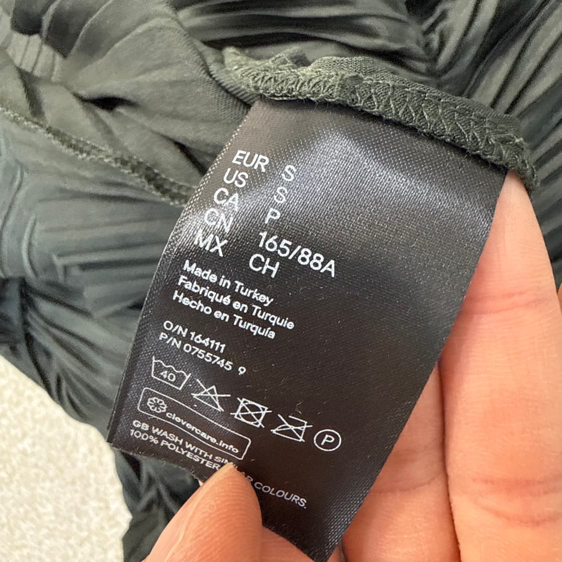 S H&M 새상품 여성 플리츠 롱 원피스 0210T 상품이미지5