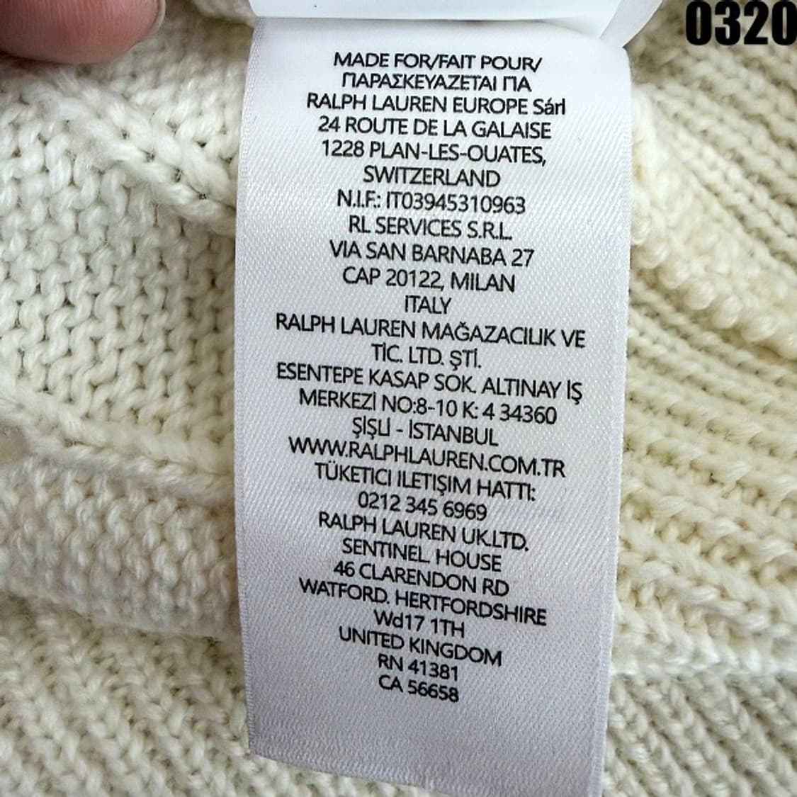폴로 랄프로렌 케이블 니트 가디건 S 상품이미지8