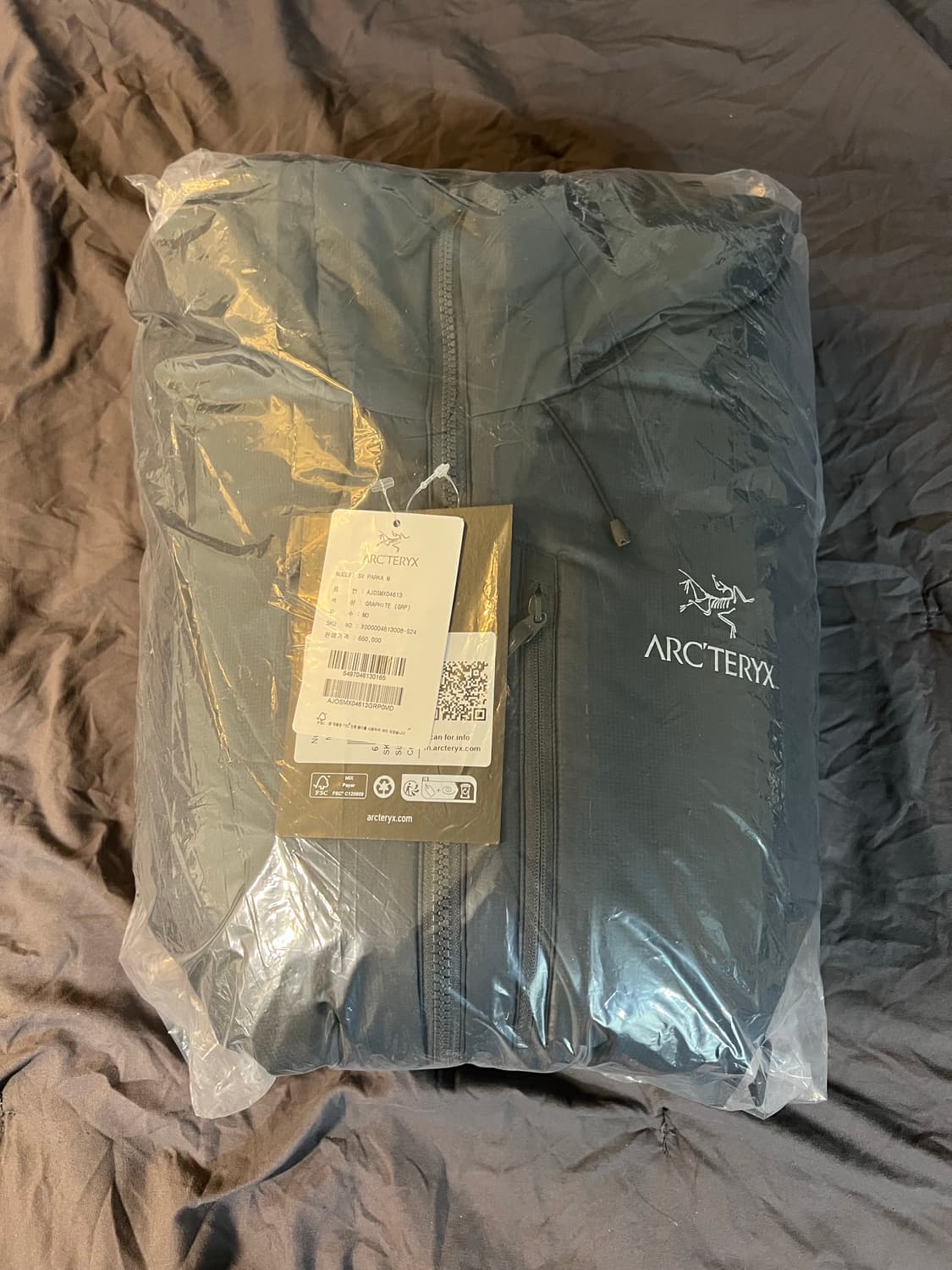 [m]아크테릭스 누클리아이 sv 파카(그래파이트) 상품이미지4