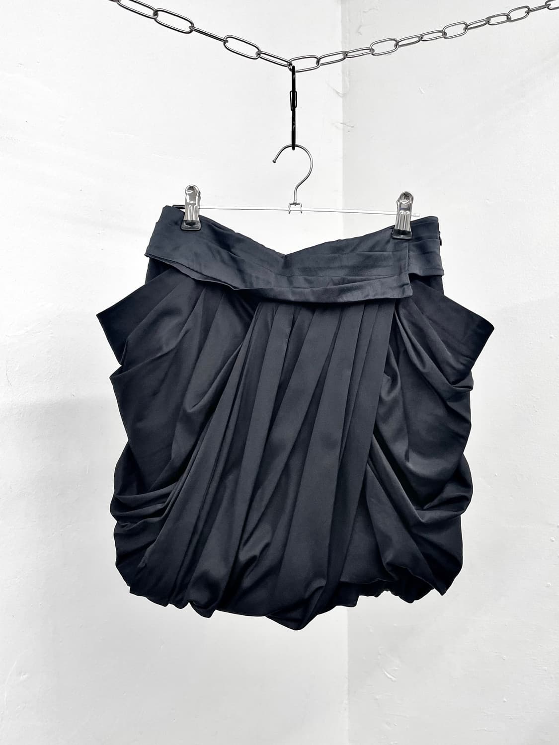 타임 아방가르드 플리츠 셔링 스커트 *레어 상품이미지1