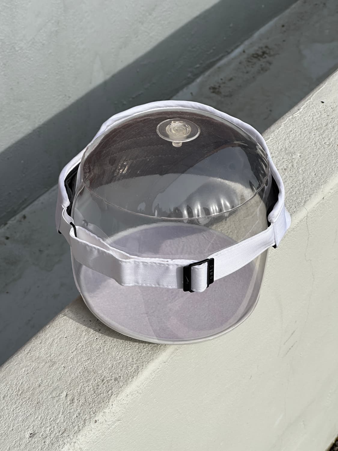 (새상품) [F] 나이키 로고 화이트 썬바이저 썬캡 모자 상품이미지4