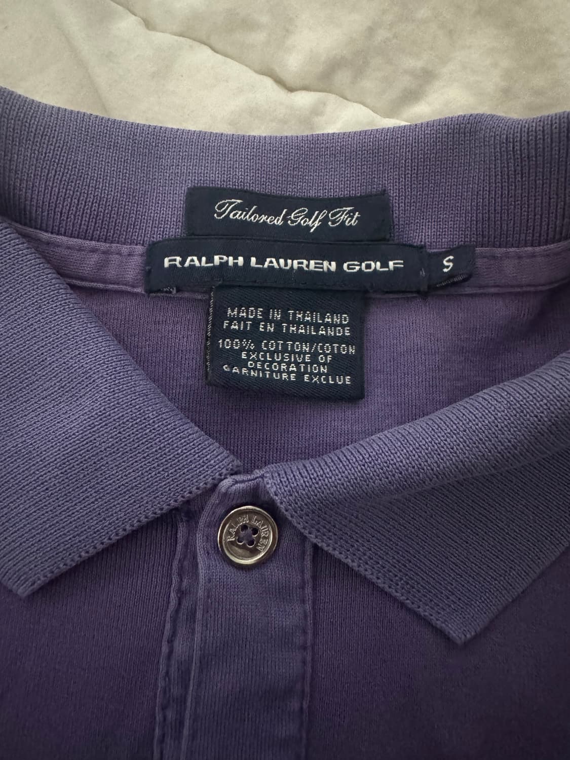 폴로 걸스 자개단추 슬림핏 카라 반팔티 상품이미지3