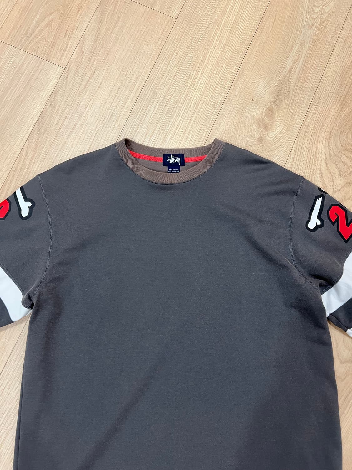 스투시 90s 빈티지 롱슬리브 차콜 XL 상품이미지2