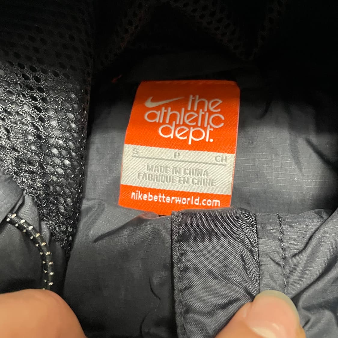 90 나이키 블랙 후드 바람막이 상품이미지4