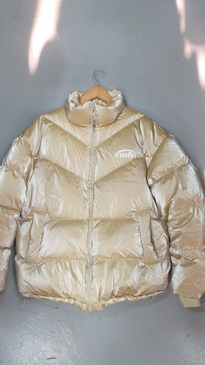 이미스 양면 패딩 점퍼 골드 상품이미지1