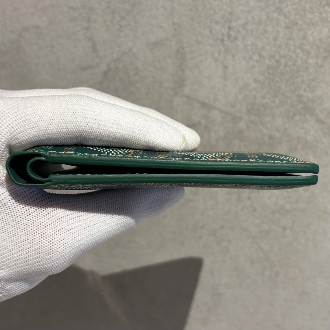 S OS사이즈 고야드 빅투와르 반지갑 그린 (풀구성) 상품이미지4