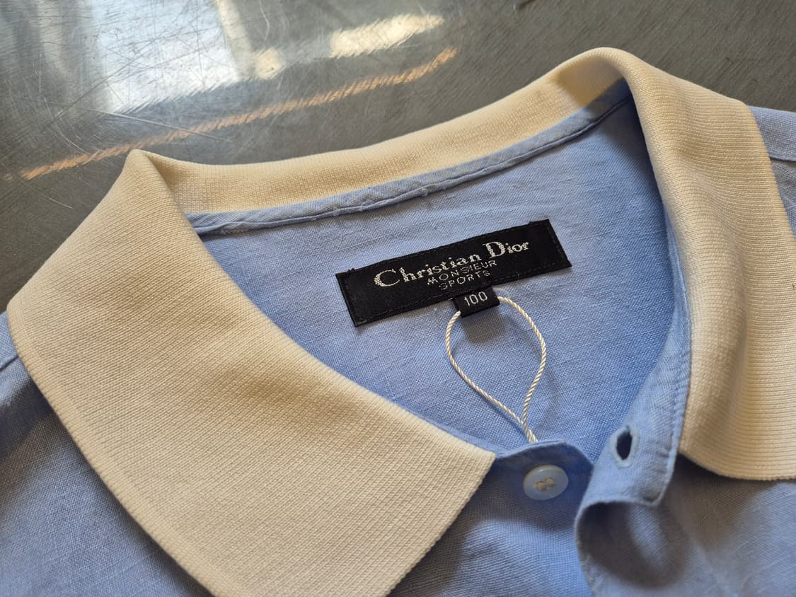 90s 크리스챤 디올 무슈 린넨 셔츠 상품이미지5