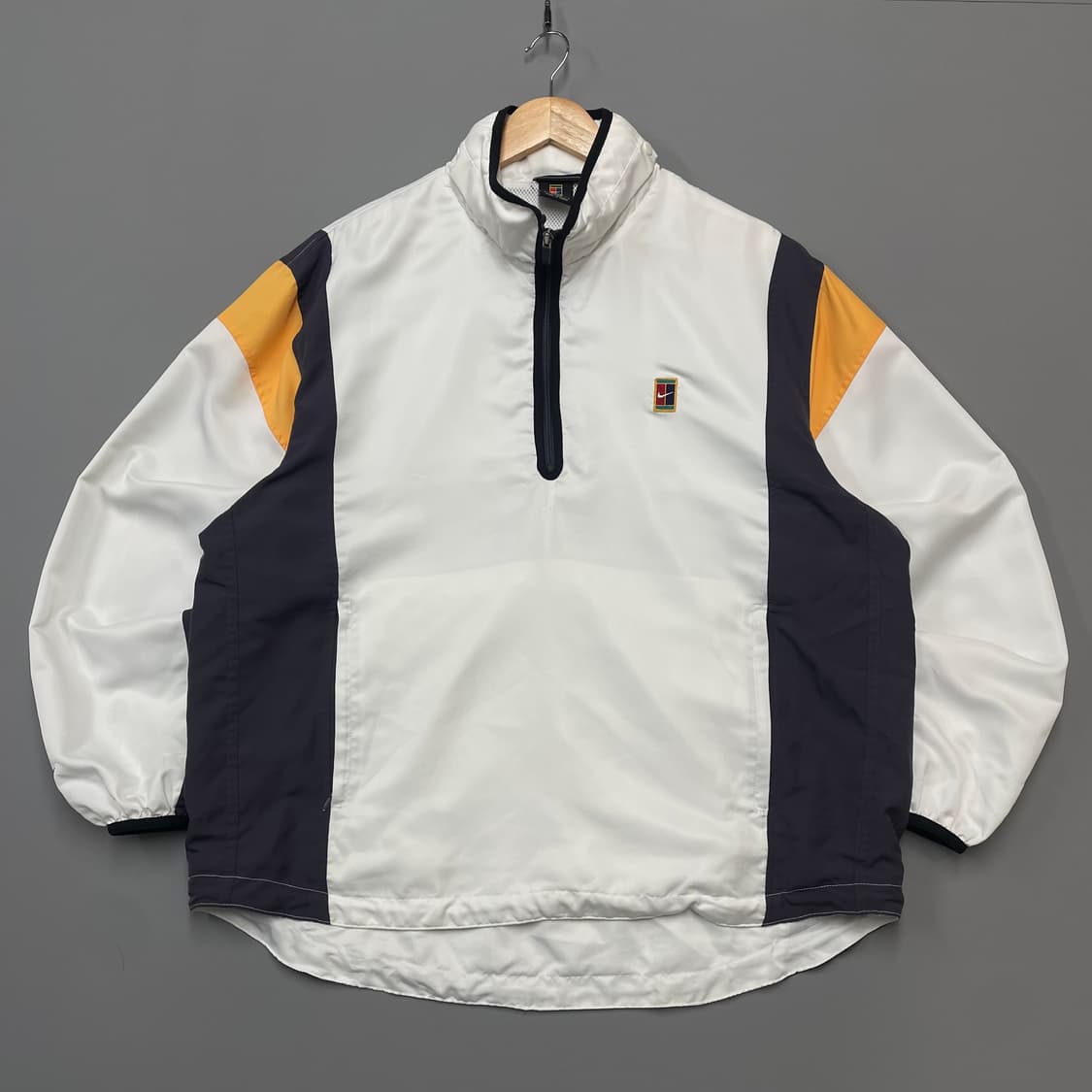 나이키 테니스 아노락 배색 화이트 L [041604] 상품이미지2