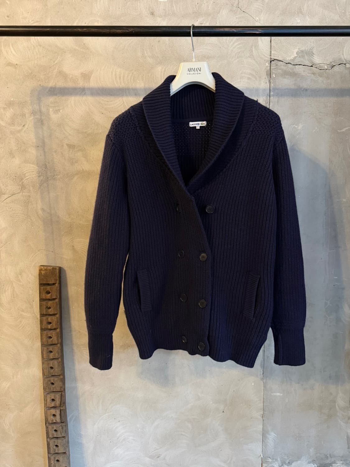 라코스테 숄칼라 니트 100 상품이미지9