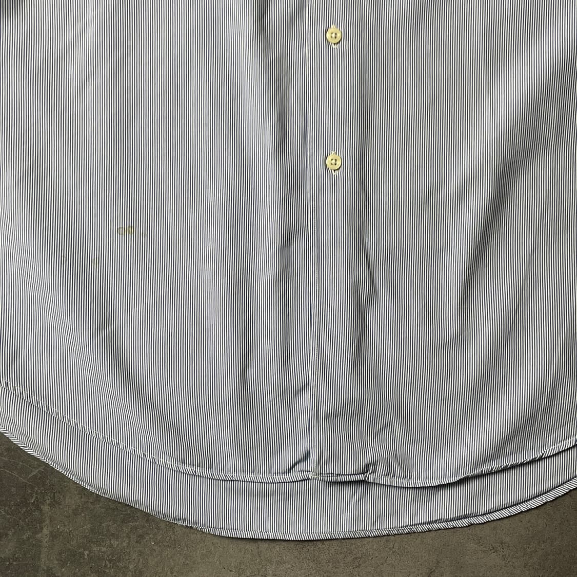 RALPH LAUREN 랄프로렌 블루 스트라이프 코튼 셔츠 A00420 상품이미지4