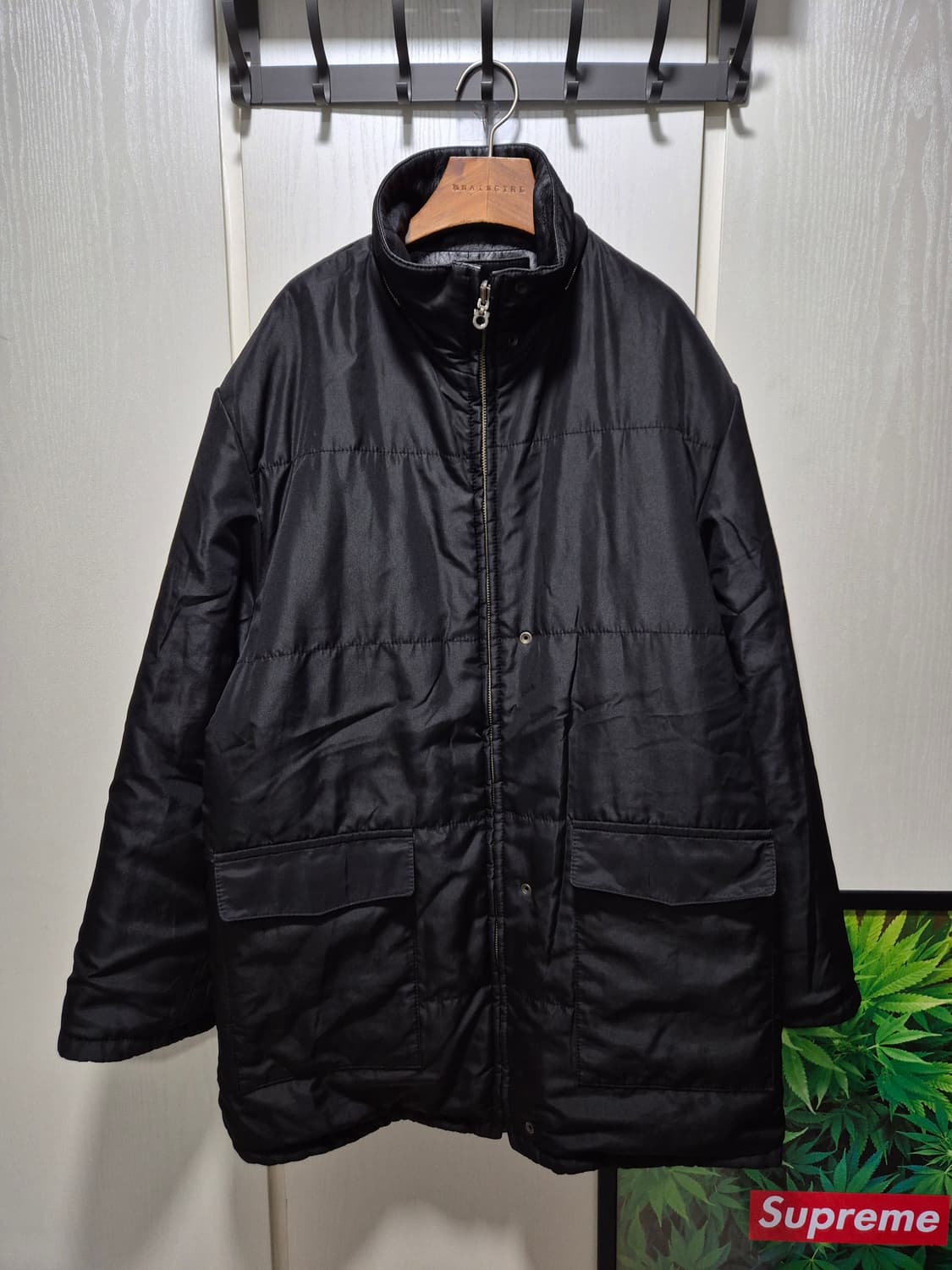 (세일)JPN 블랙 양가죽/패딩 점퍼 (양면) 상품이미지3