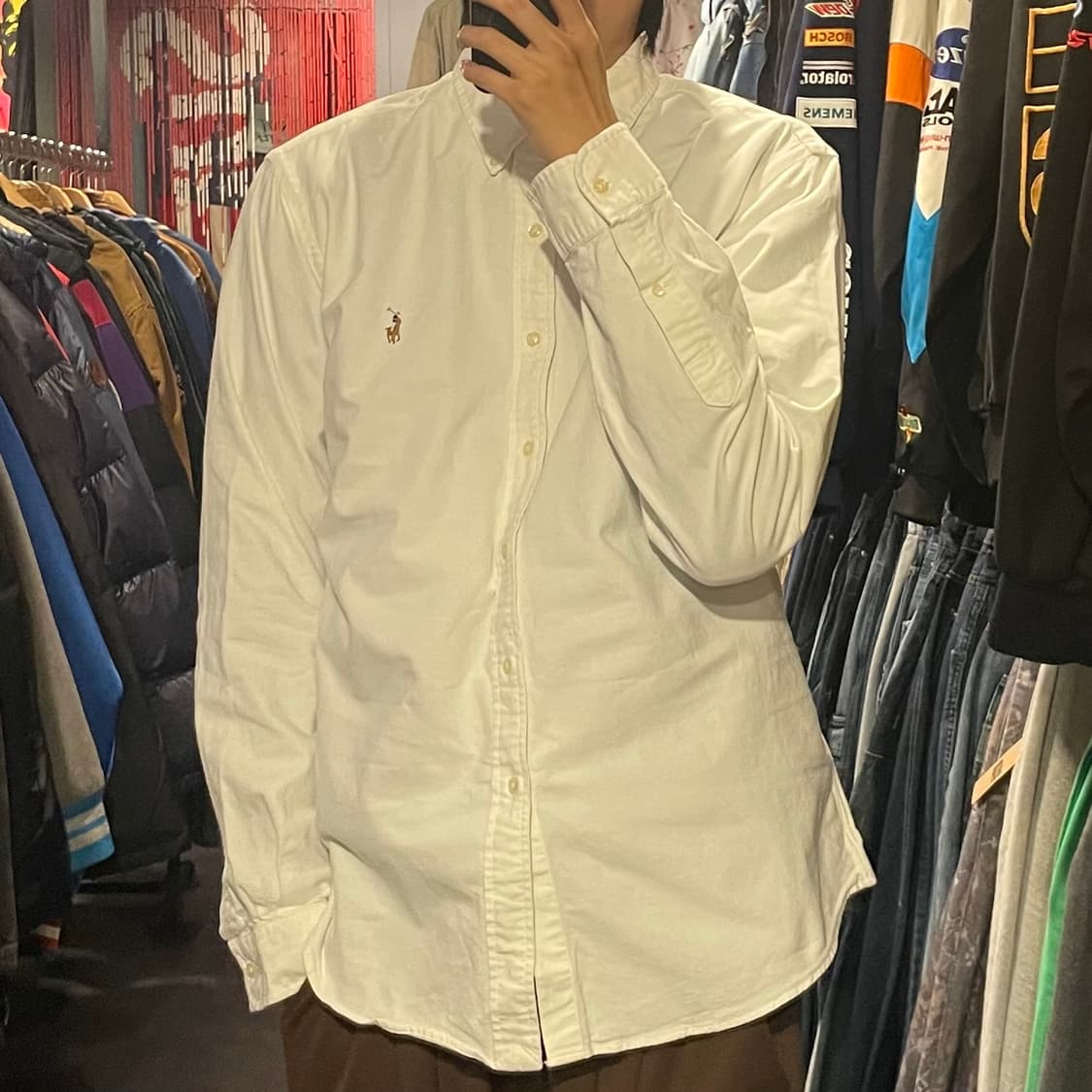 [IM] Polo 폴로랄프로렌 화이트 긴팔셔츠 상품이미지4