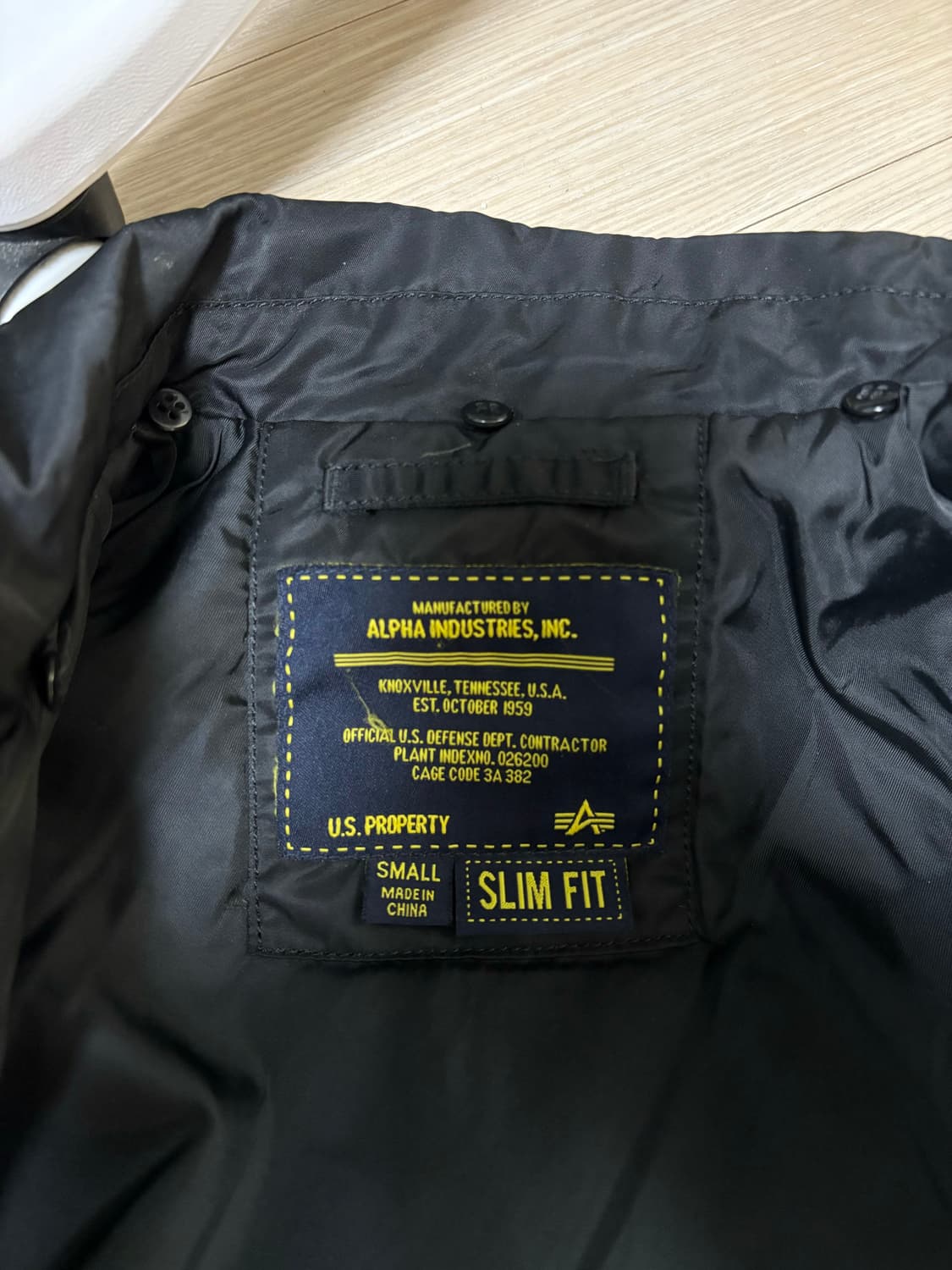 알파인더스트리 플라이트 MA-1 항공점퍼 슬림핏 마원 s 상품이미지3