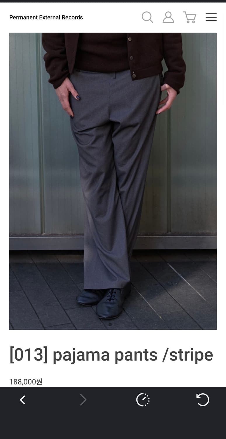 [구매] 머듈 파자마 스트라이프 팬츠 1사이즈 상품이미지1