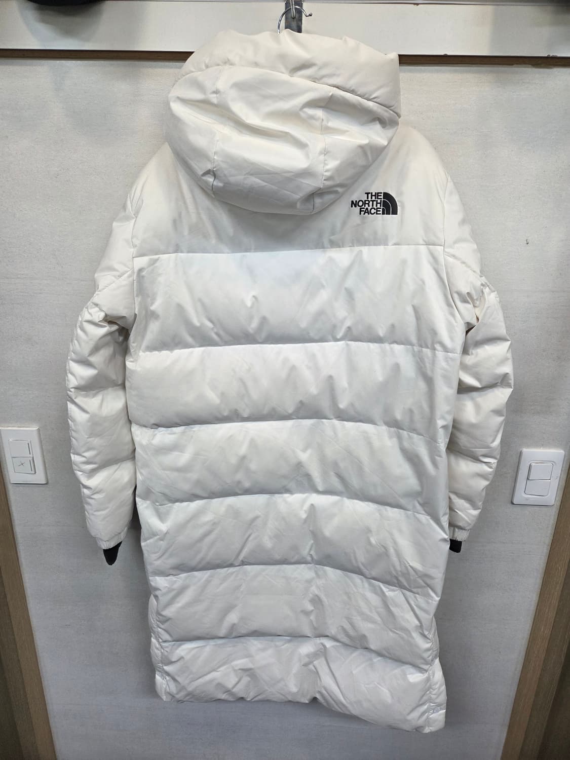 노스페이스 익스플로링 에코 덕다운 롱패딩 화이트  L 상품이미지2
