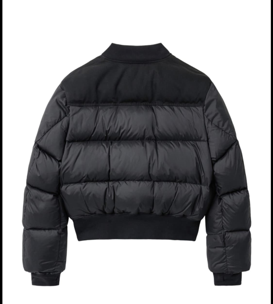 알렌느 크롭 덕 다운 봄버 자켓 블랙 상품이미지4