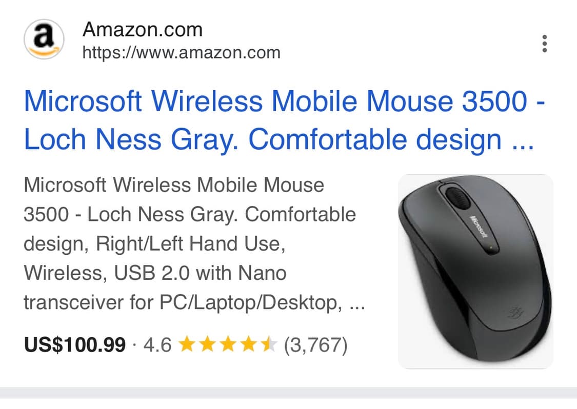 마이크로소프트 무선 모바일마우스 상품이미지2