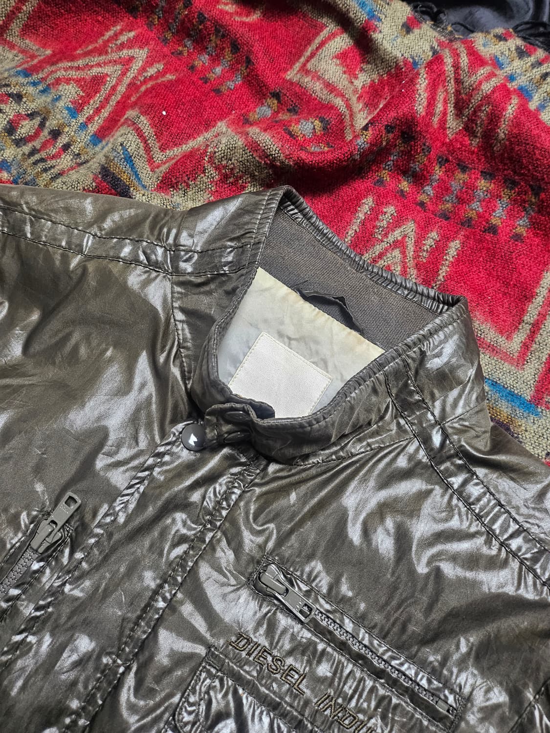 DIESEL 00s enamel nylon jacket 상품이미지3