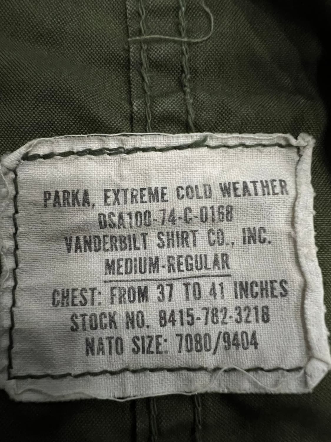 (M) M65 피쉬테일 오리지널 개파카 상품이미지4