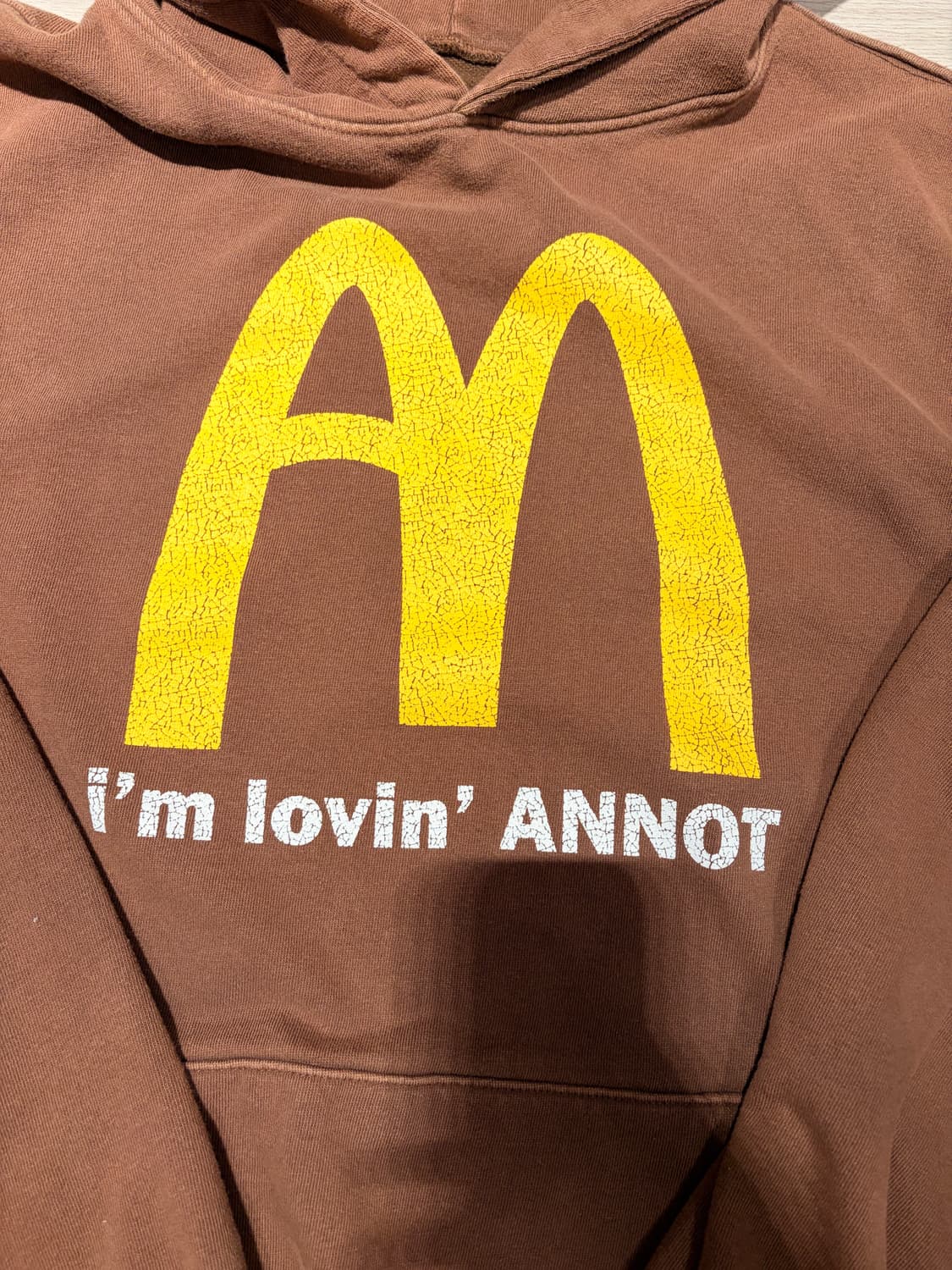 아노트 맥도날드 브라운 후드티 상품이미지4