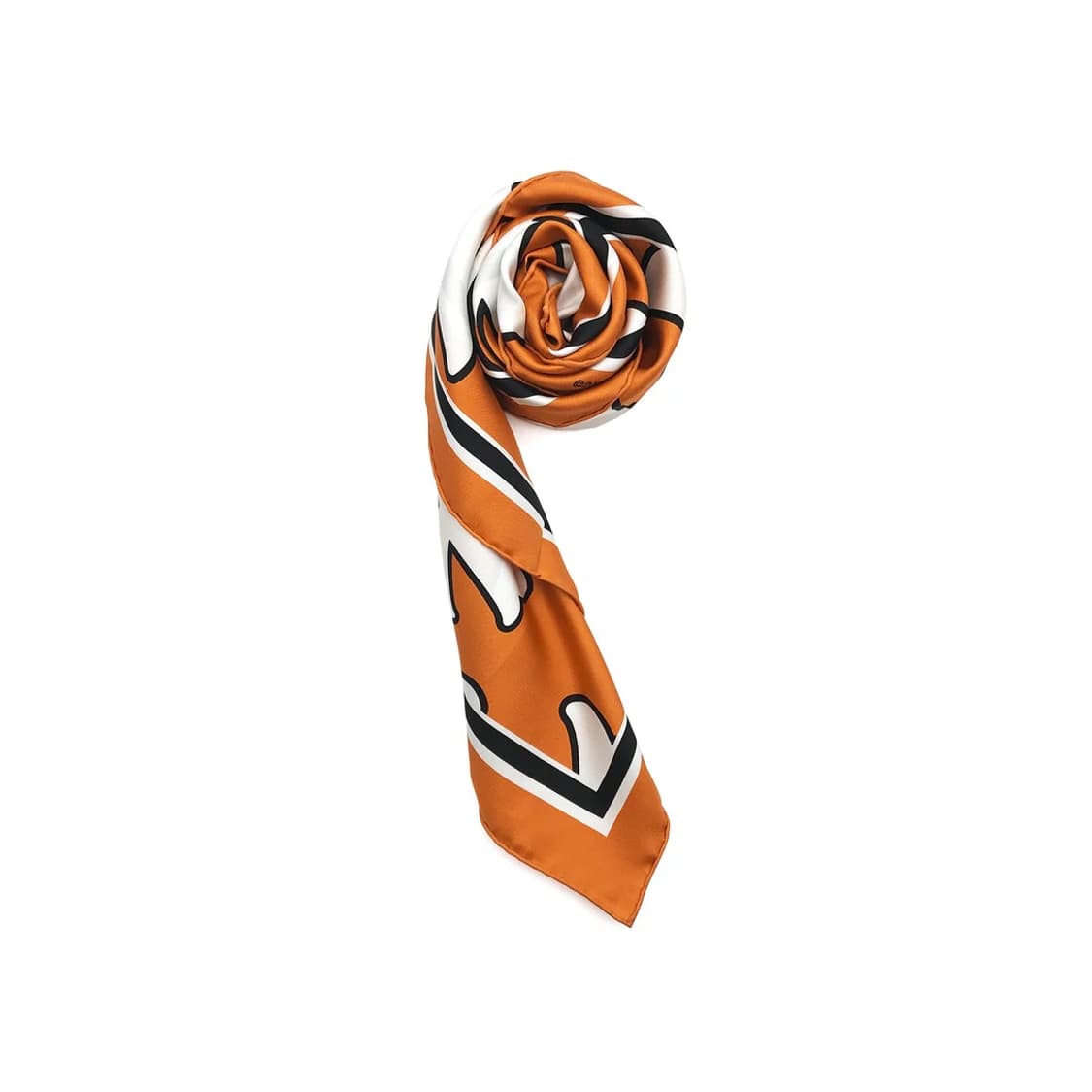 Chrome Hearts Cross Silk Scarf Orange 상품이미지2