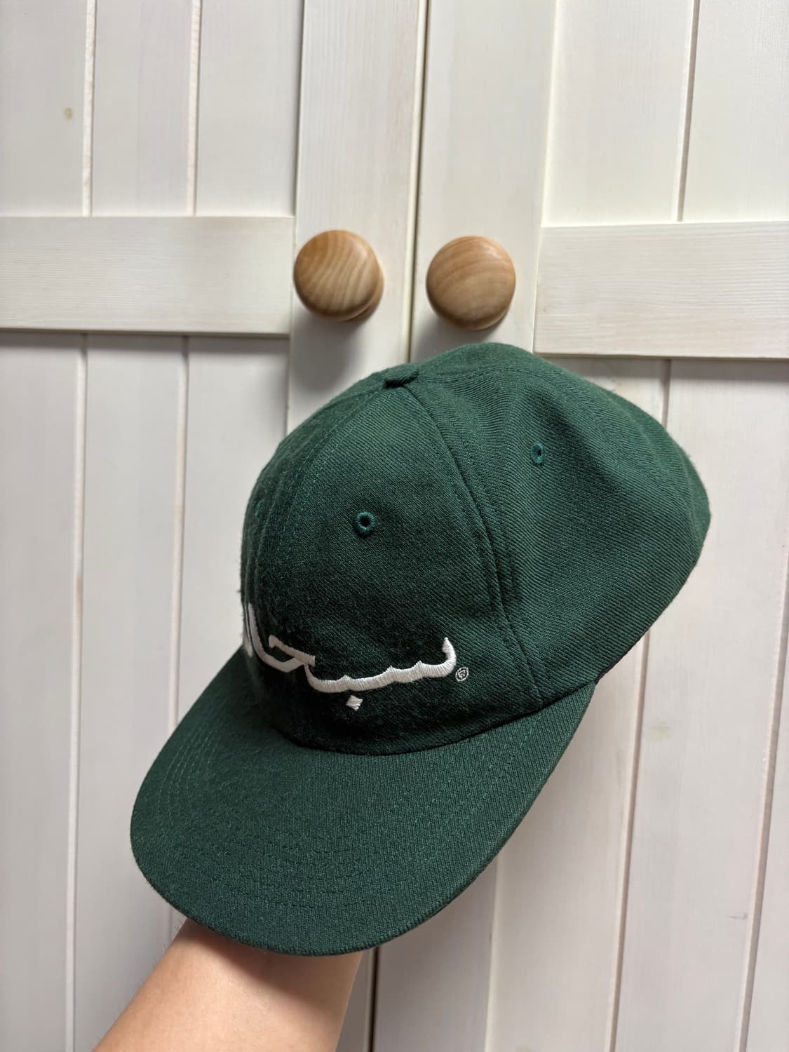 14aw 슈프림 아라빅 캡 그린 녹색 made in usa 상품이미지3