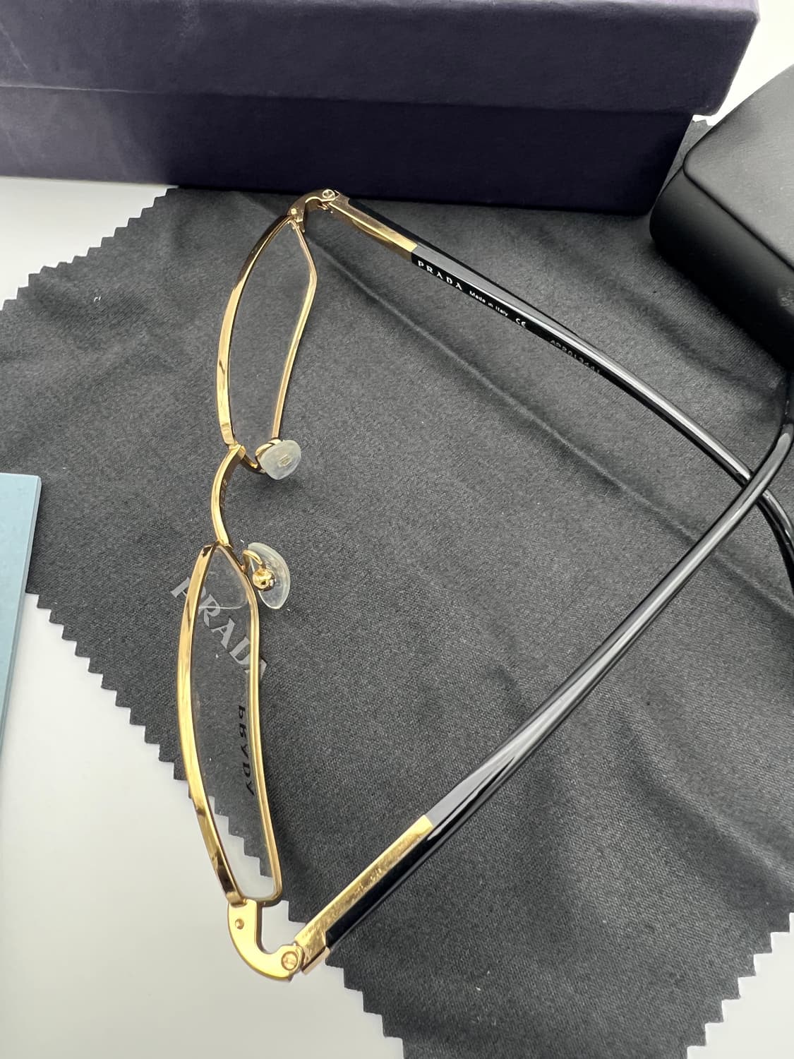 프라다 PRADA 직사각 풀테 안경 VPR52G 5AK-101 상품이미지6