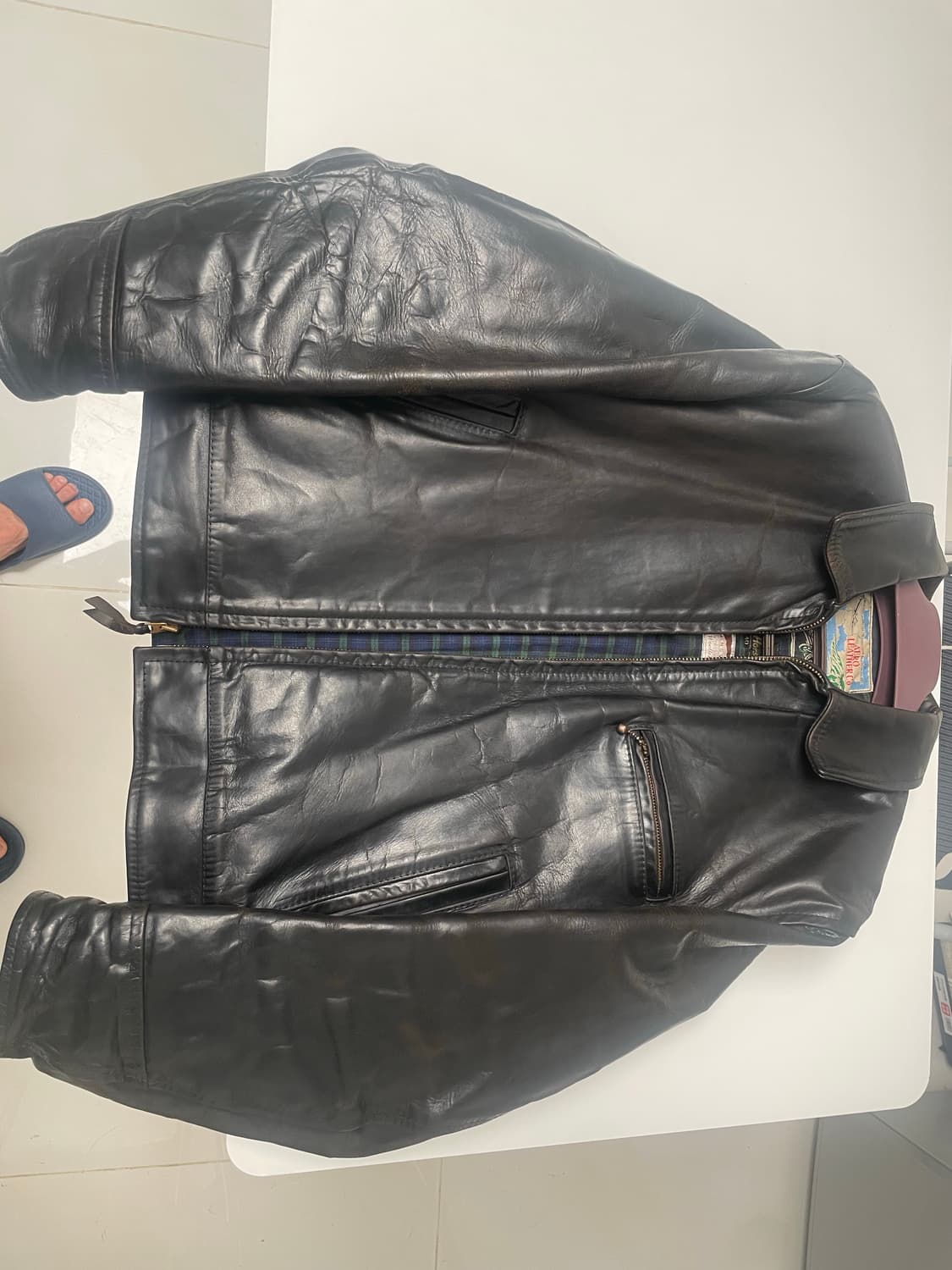 에어로레더 하이웨이맨 크롬악셀 말가죽 블랙 40(103-105) 상품이미지1