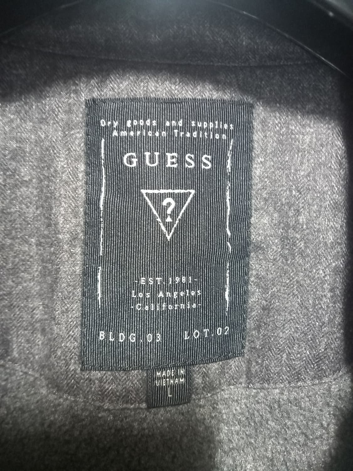 [게스]퀄팅 자켓 L(100)사이즈 그레이컬러  상품이미지4