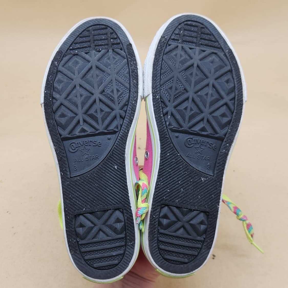 컨버스 핑크 아동 스니커즈 215 상품이미지3