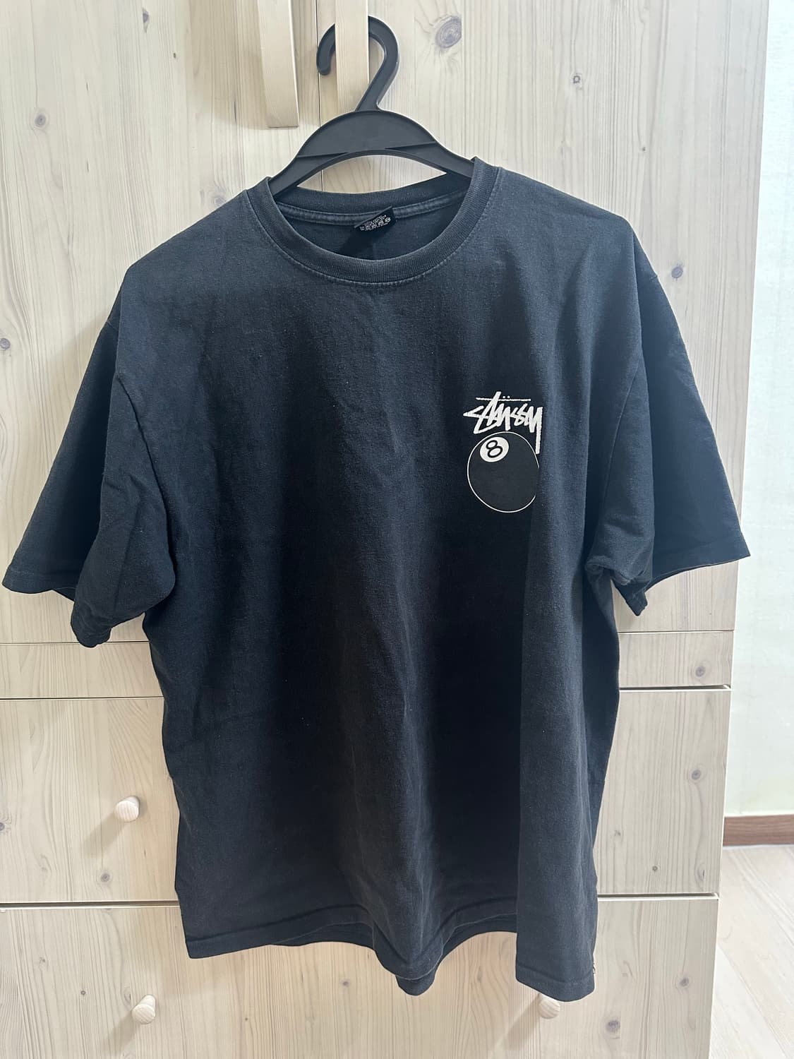 스투시 8볼 티셔츠 블랙 L 상품이미지2