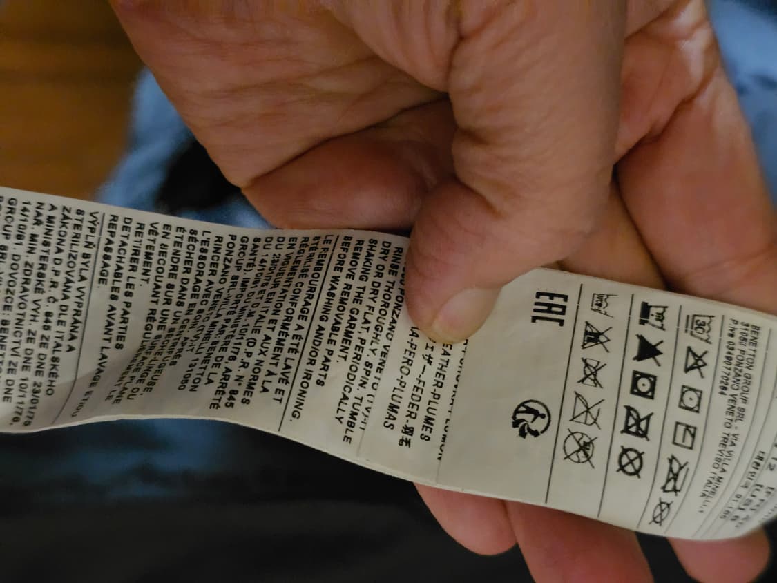 베네통 퍼프소매 구스롱패딩 상품이미지6