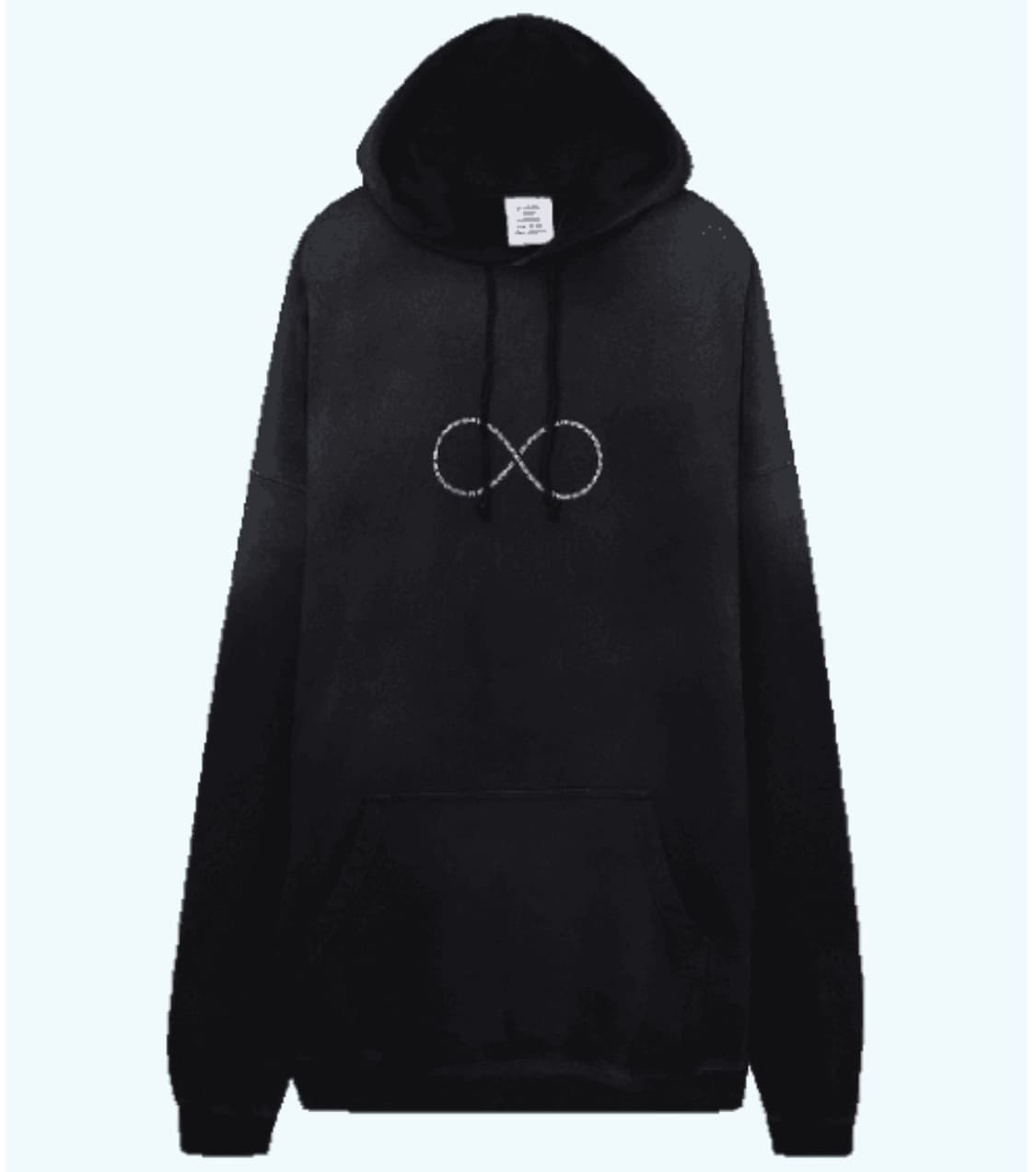 [M] VETEMENTS 베트멍 라이프 인피니티 후디 블랙 판매합니다 상품이미지1