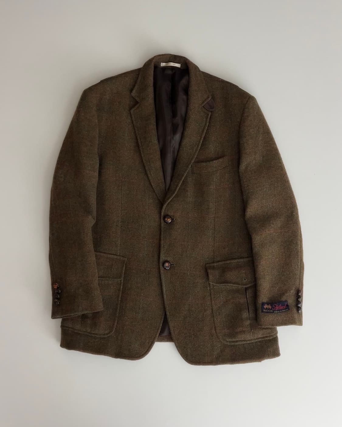 런던포그 체크 울 자켓 100 상품이미지1