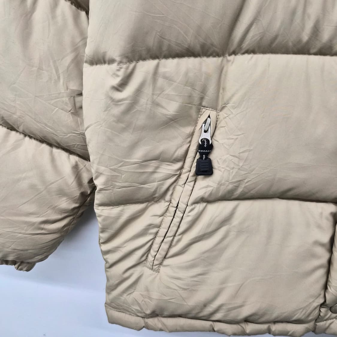 컨버스 베이지 패딩 점퍼 여성 M 상품이미지2
