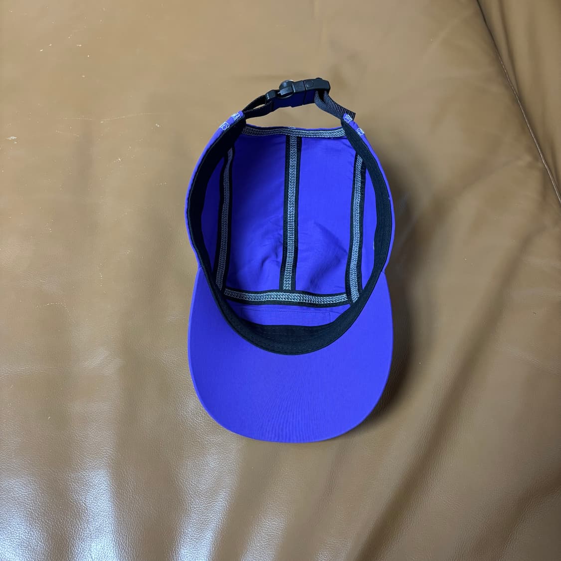 슈프림 캠프캡 모자 박스로고 23SS 리플렉티브 스티치 퍼플 상품이미지6