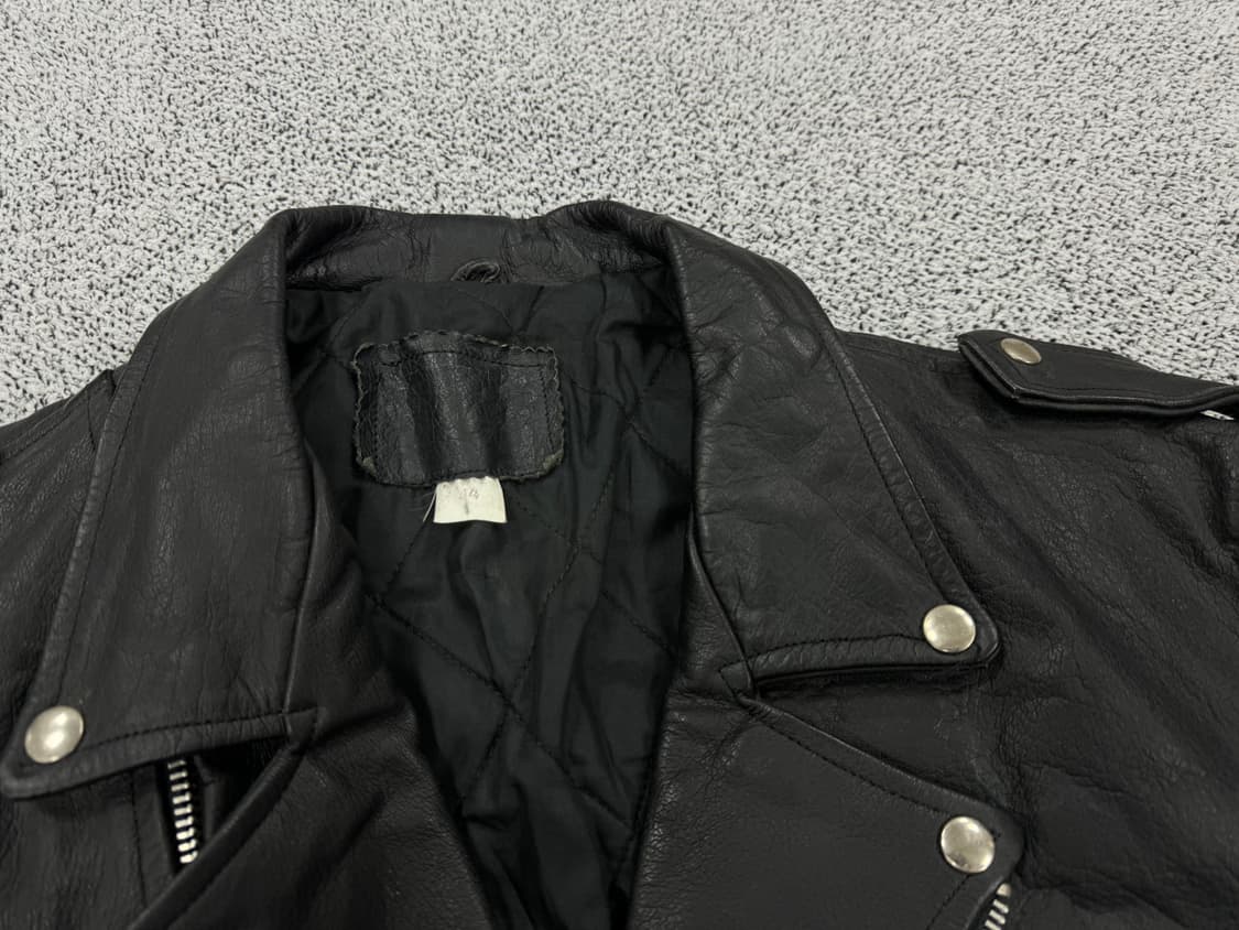 90s 빈티지 소가죽 라이더자켓 상품이미지4