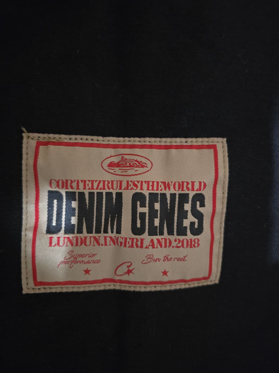 코르테이즈 데님 자켓 트리플블랙 M 상품이미지4