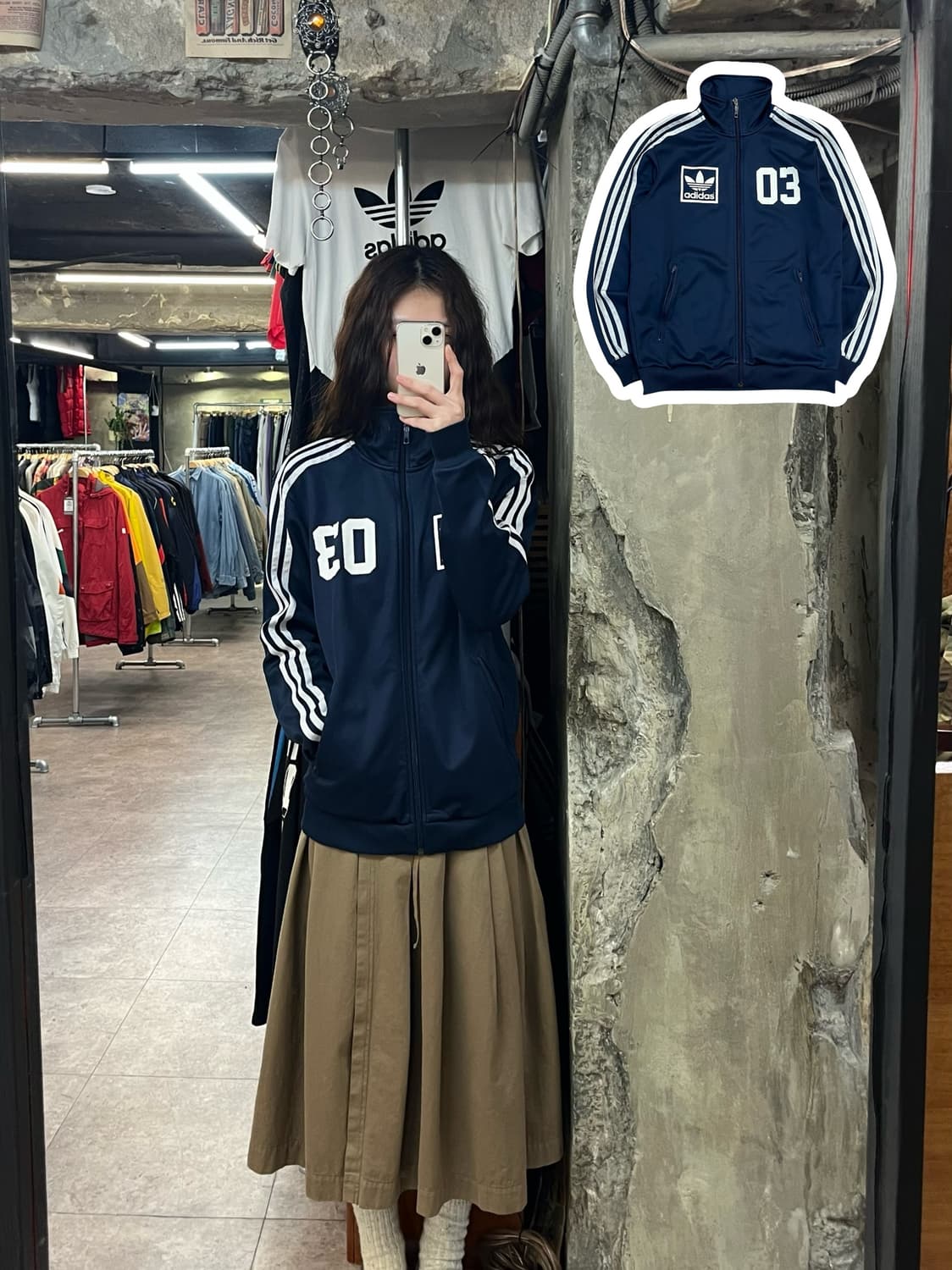 아디다스 오리지날 져지 네이비 100 #csz2338 상품이미지1