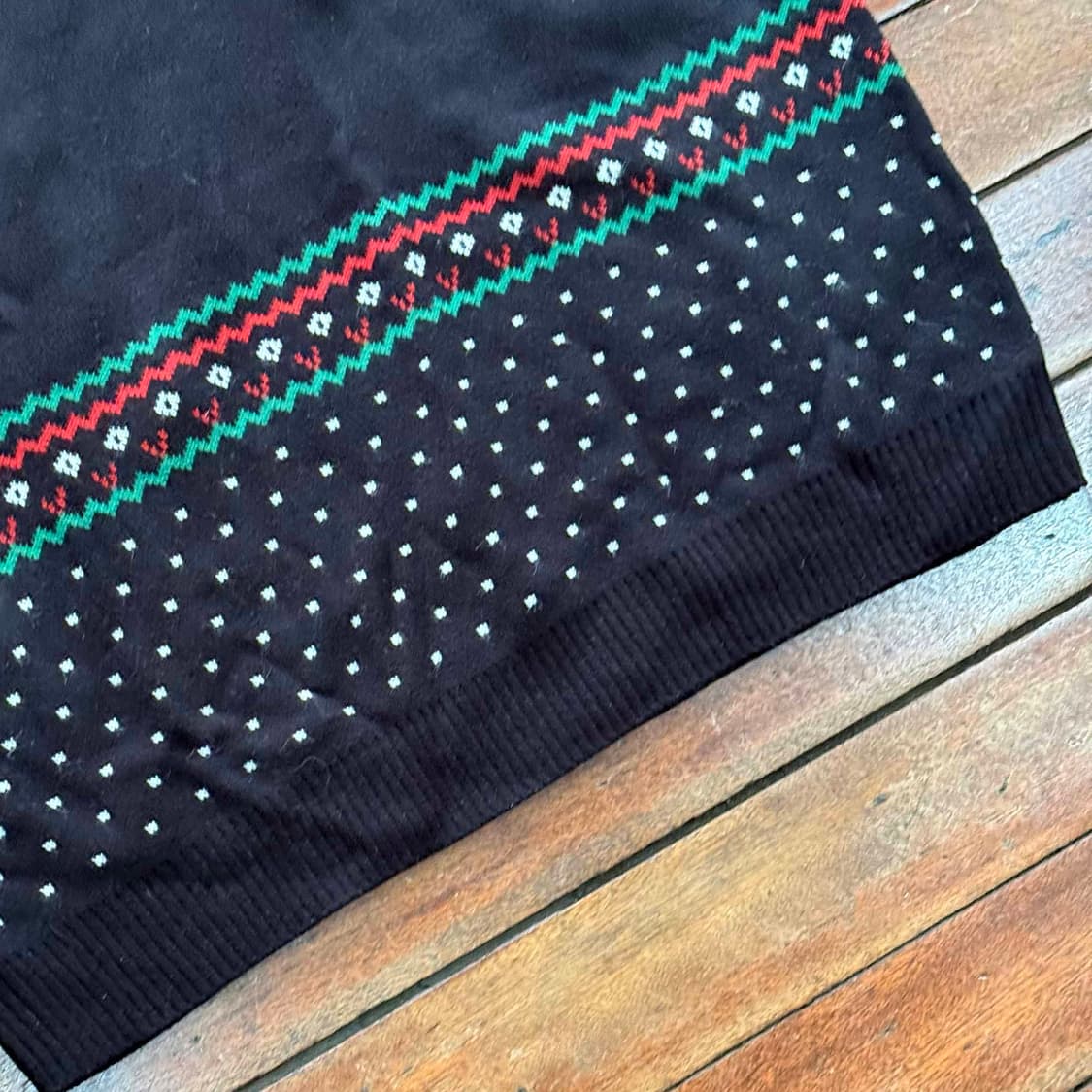 빈티지 크리스마스 니트 원피스 상품이미지3