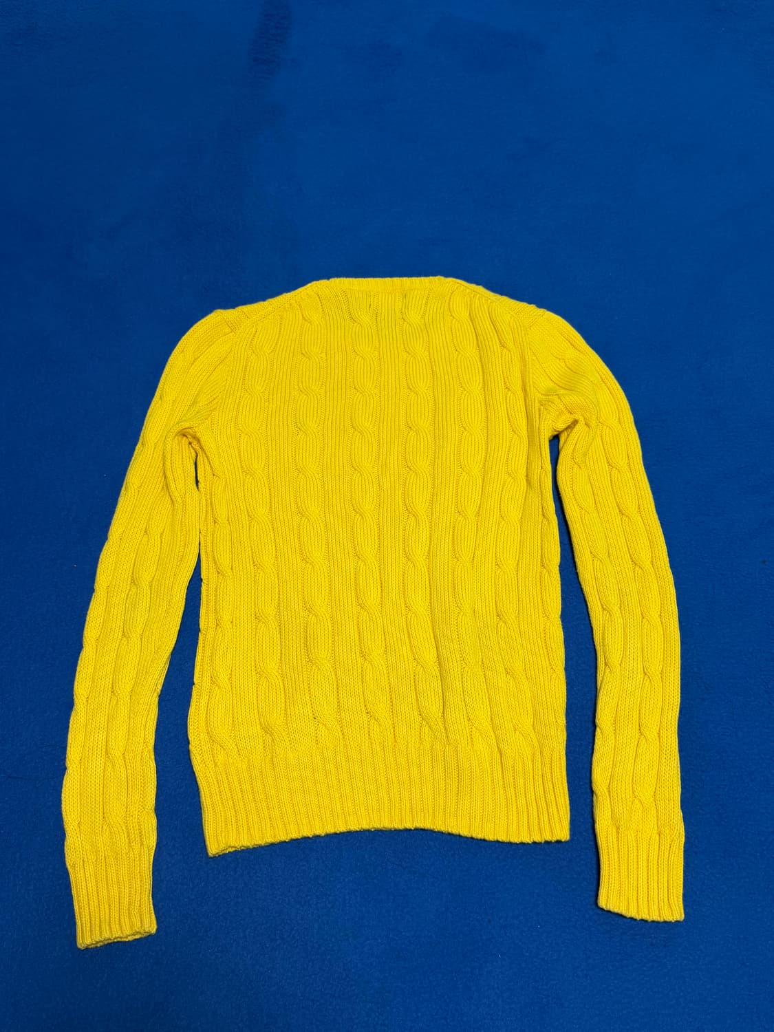 폴로 니트 노란니트 xs 상품이미지6