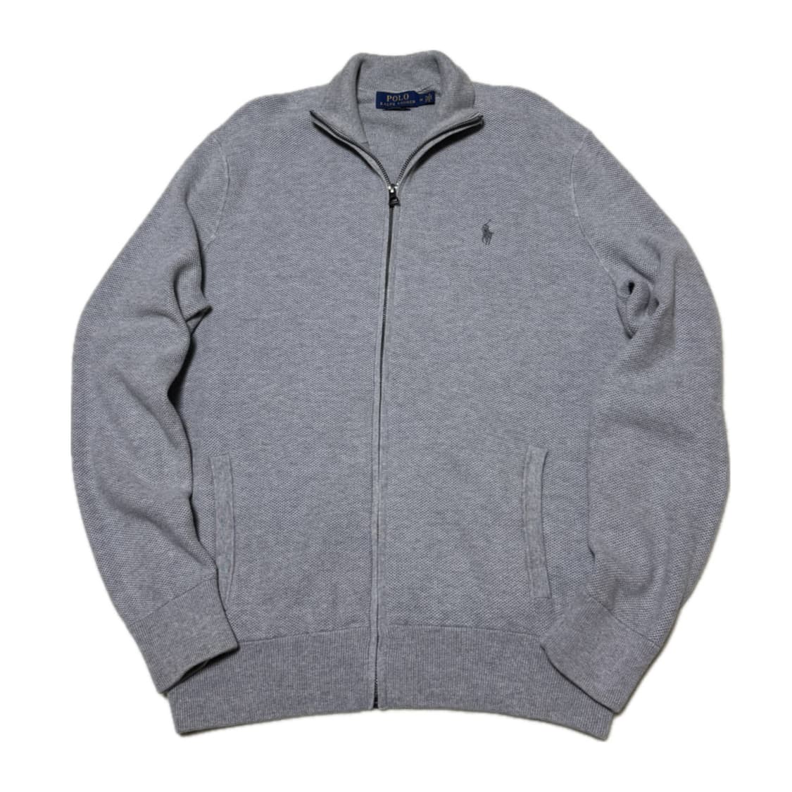 폴로 랄프로렌 그레이 니트집업 상품이미지1