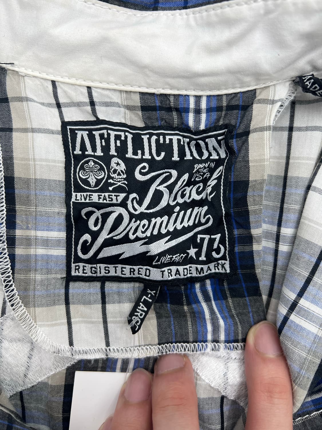 Affliction 자수 디테일 셔츠 상품이미지4