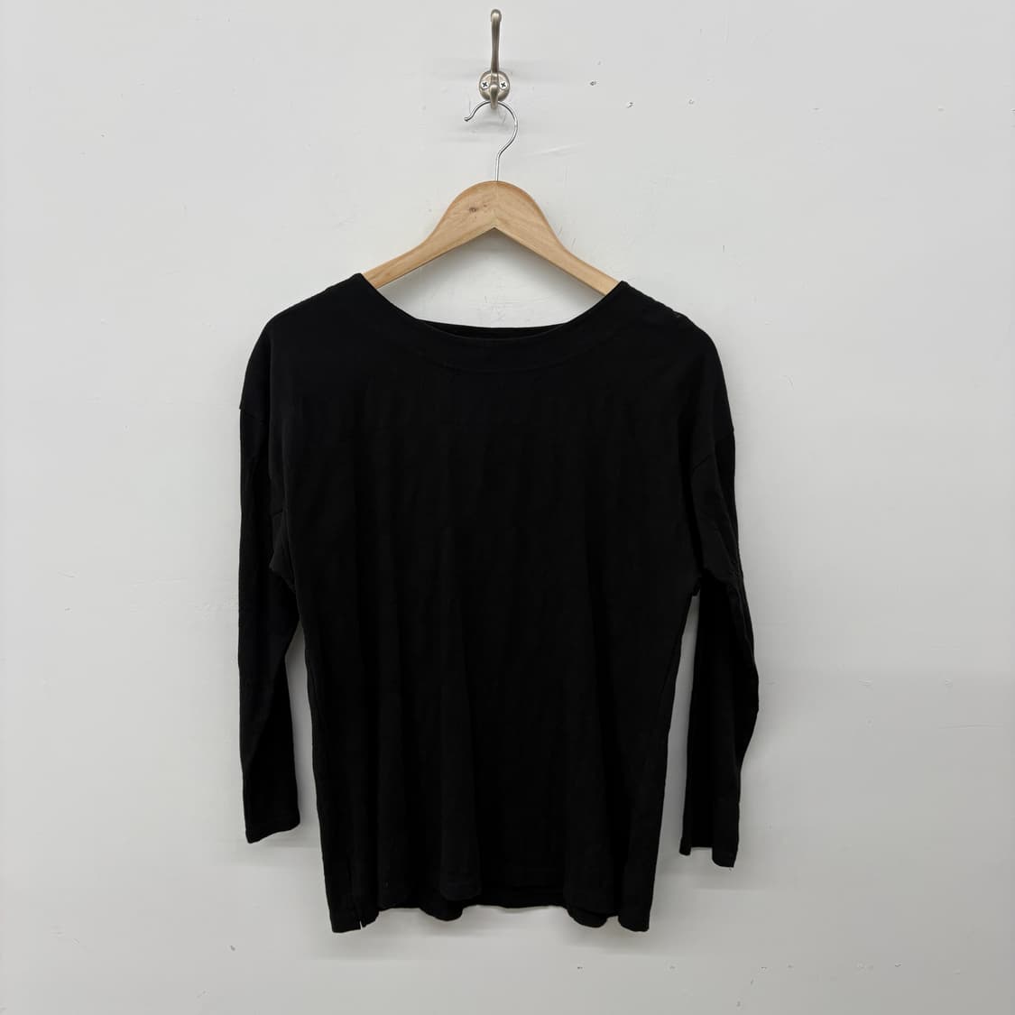 플렌테이션 블랙 긴팔 티셔츠 여성 L 상품이미지1