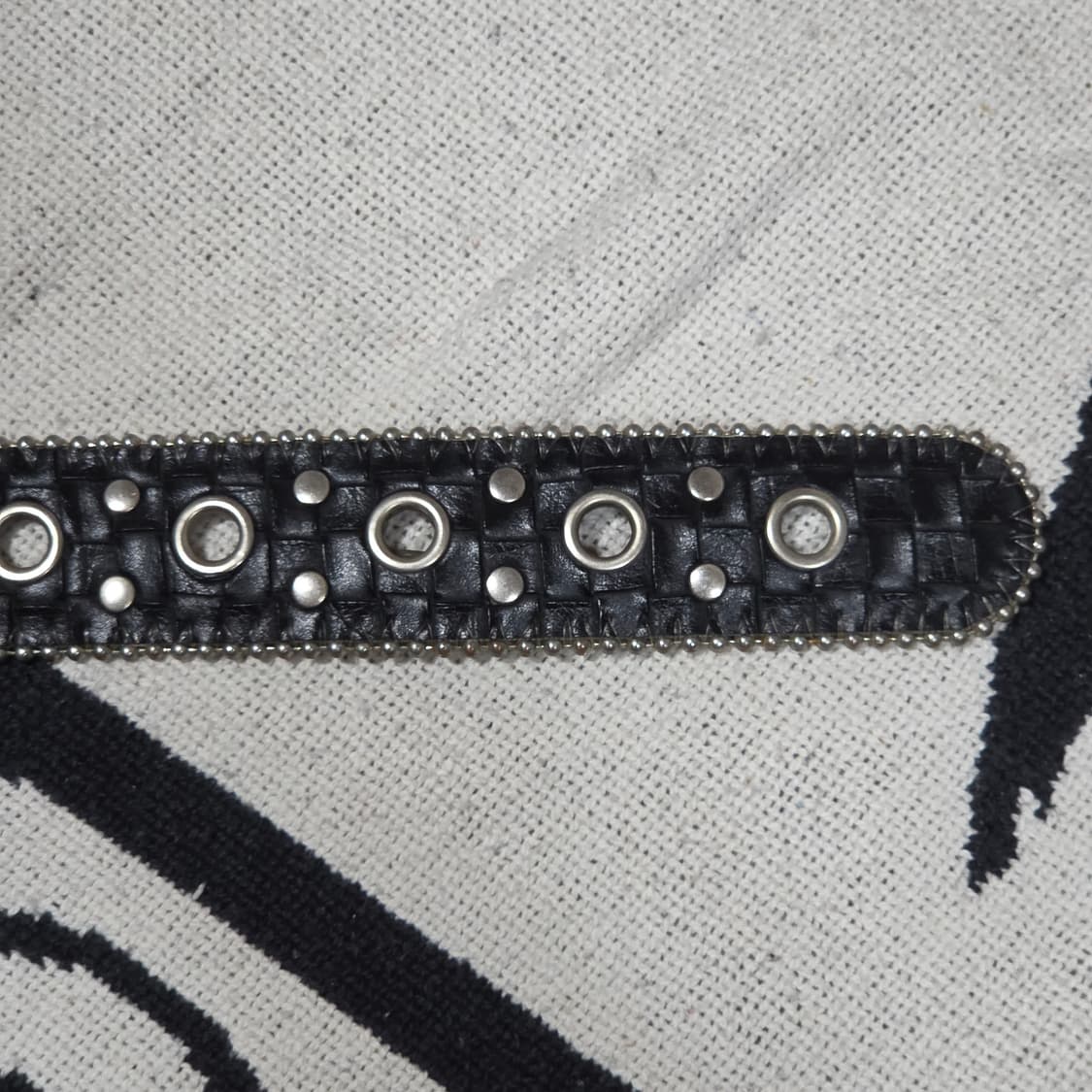 빈티지 펑크 락시크 스터드 에코레더 벨트 상품이미지4