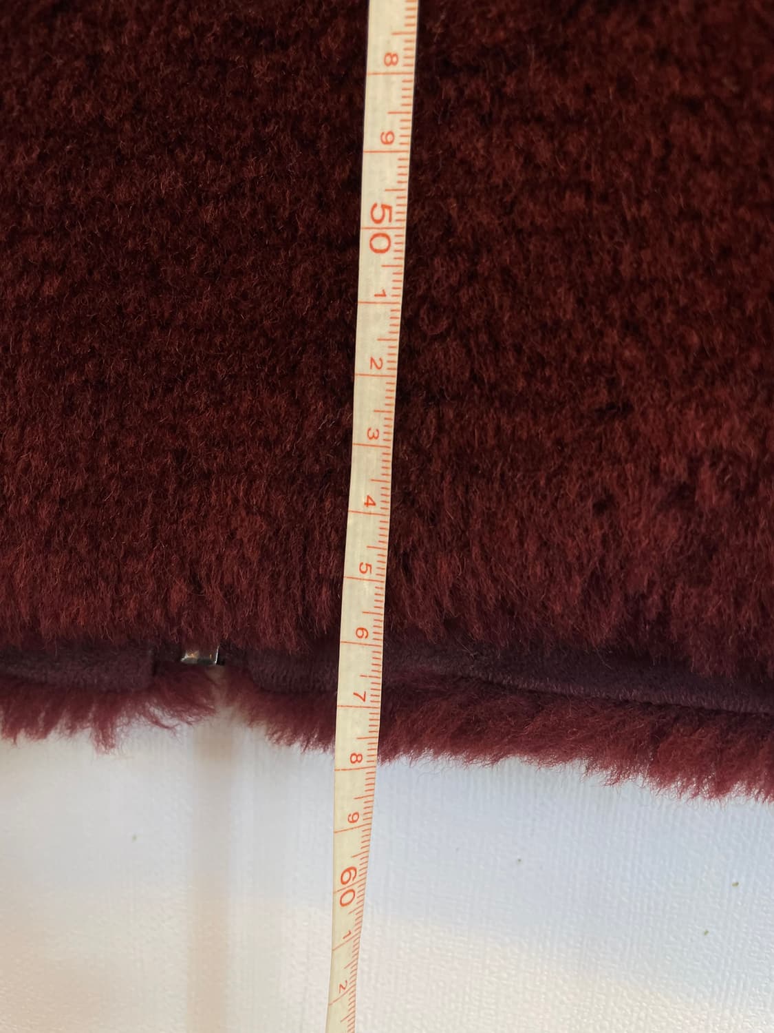 LIOBELL 버건디 양모조끼 베스트 털조끼 양모울100% 상품이미지9