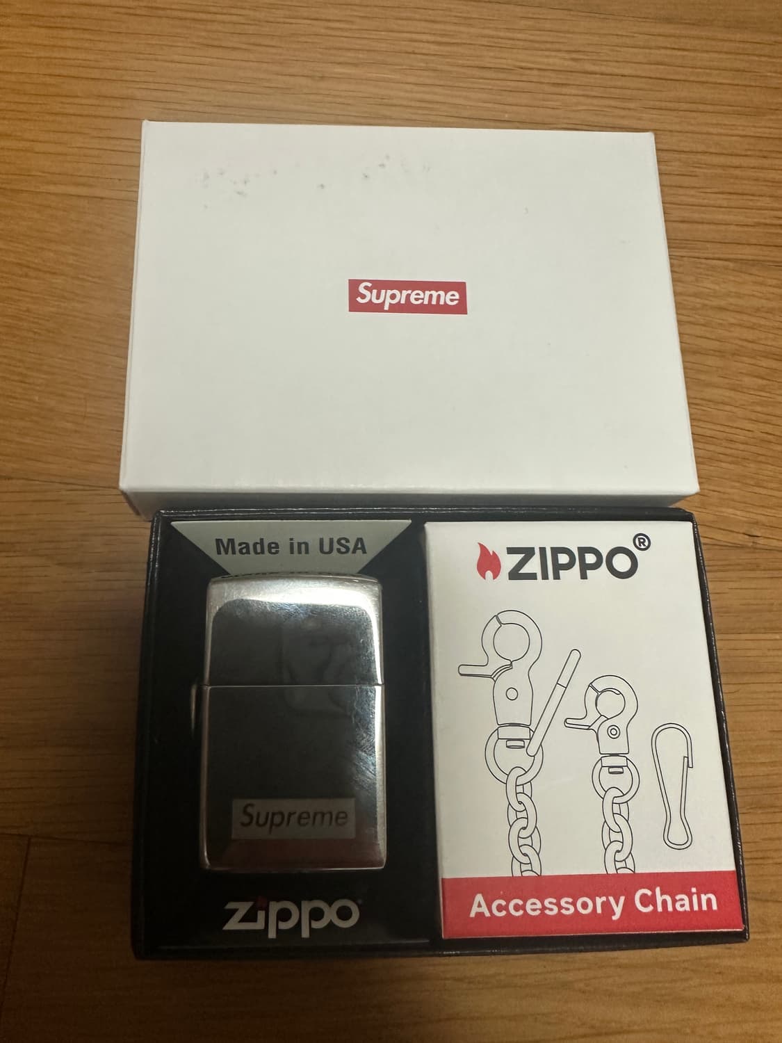 슈프림 지포라이터 체인 상품이미지2
