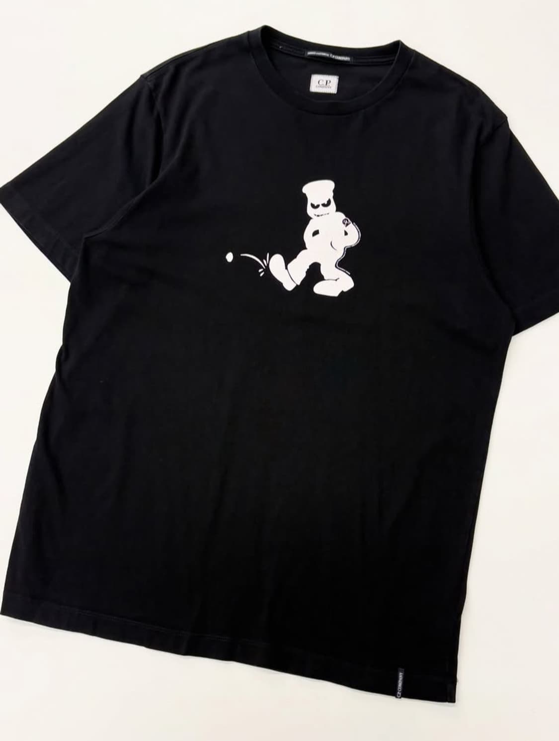 CP Company 씨피컴퍼니 프린팅 블랙 반팔 티  상품이미지3